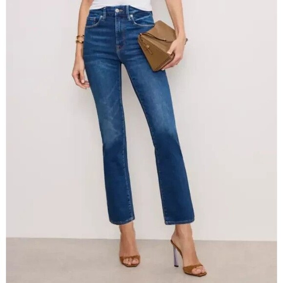 Good American Denim - Good American Blue Straight Leg Jeans